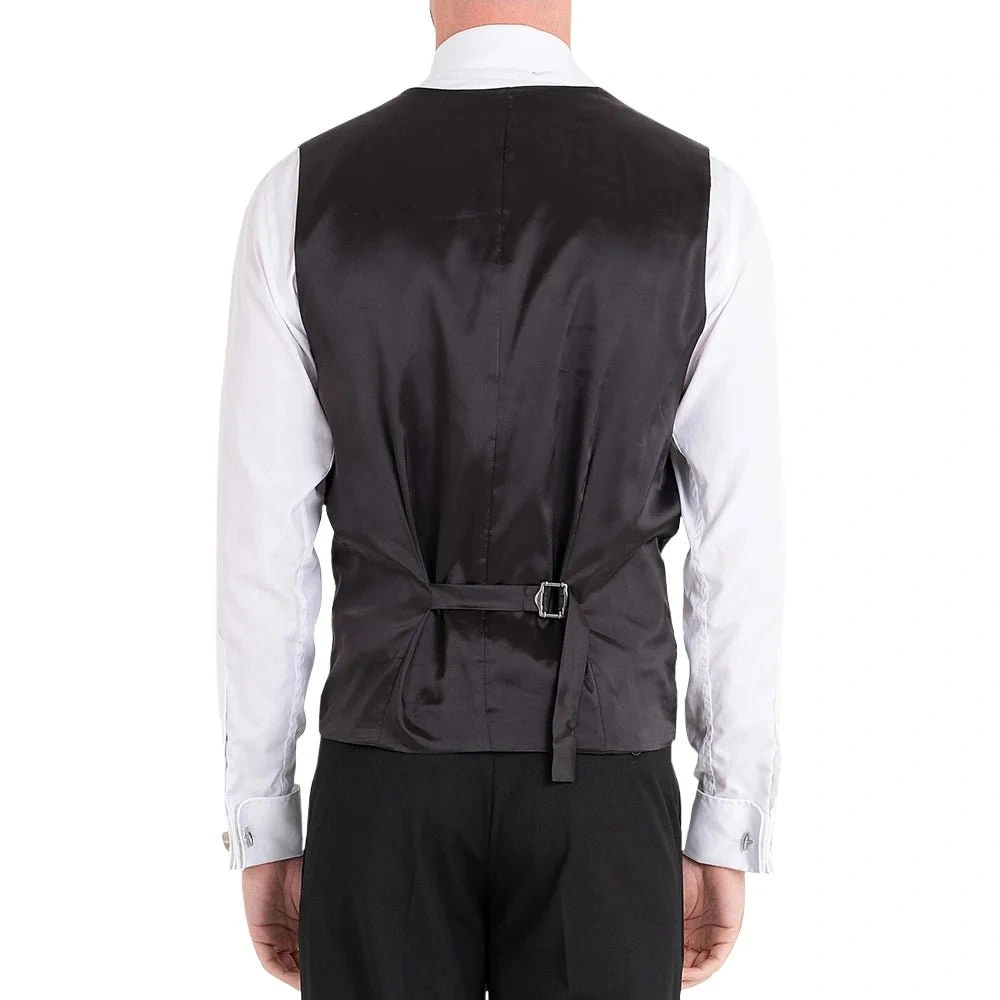 Elegant Sort Slim Fit Habit Til Mænd: Klassisk Stil, Perfekt Pasform, Uimodståelig Look!